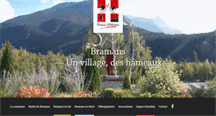 Desktop Screenshot of bramans.fr