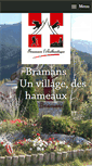 Mobile Screenshot of bramans.fr